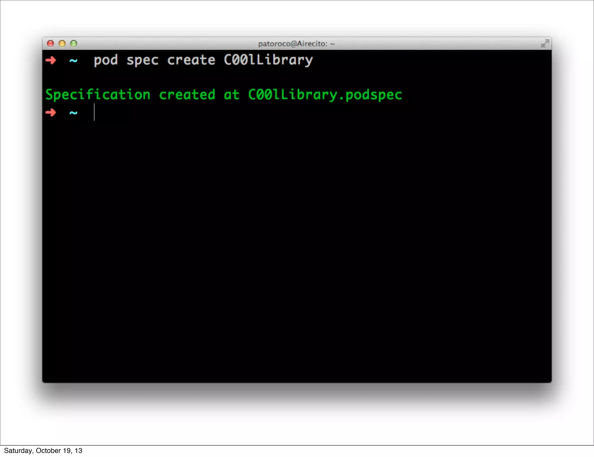 Saturday, October 19, 13

 