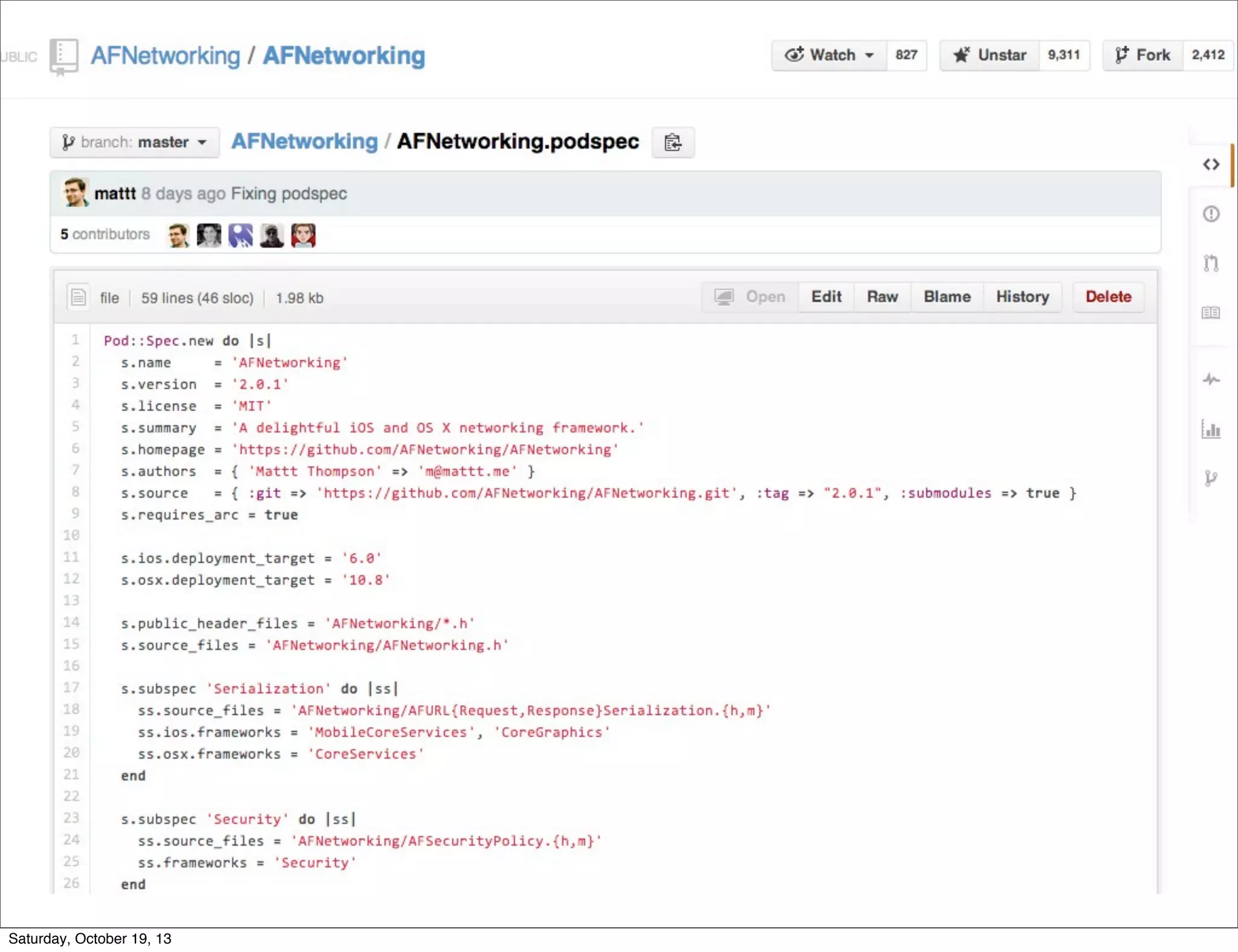 Saturday, October 19, 13

 