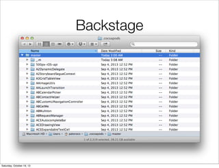 Backstage

Saturday, October 19, 13

 