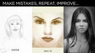 MAKE MISTAKES, REPEAT, IMPROVE…
 