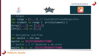 @alberto_deavila
O P E R A D O R E S
 