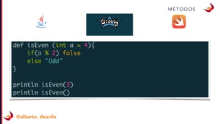 @alberto_deavila
M É T O D O S
 