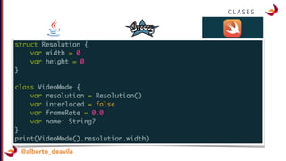 @alberto_deavila
C L A S E S
 