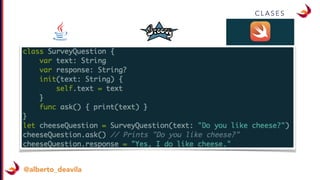 @alberto_deavila
C L A S E S
 