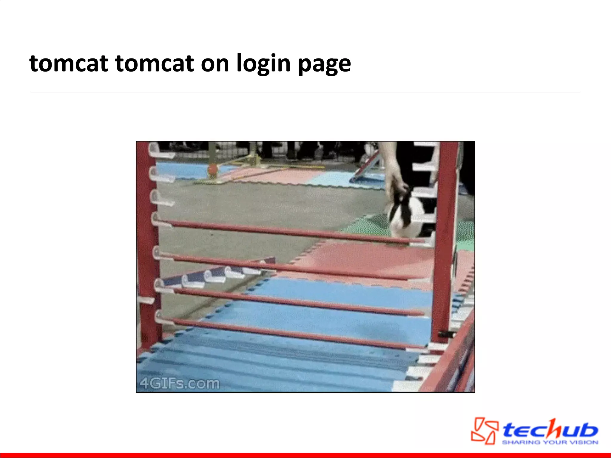 tomcat	
  tomcat	
  on	
  login	
  page

 