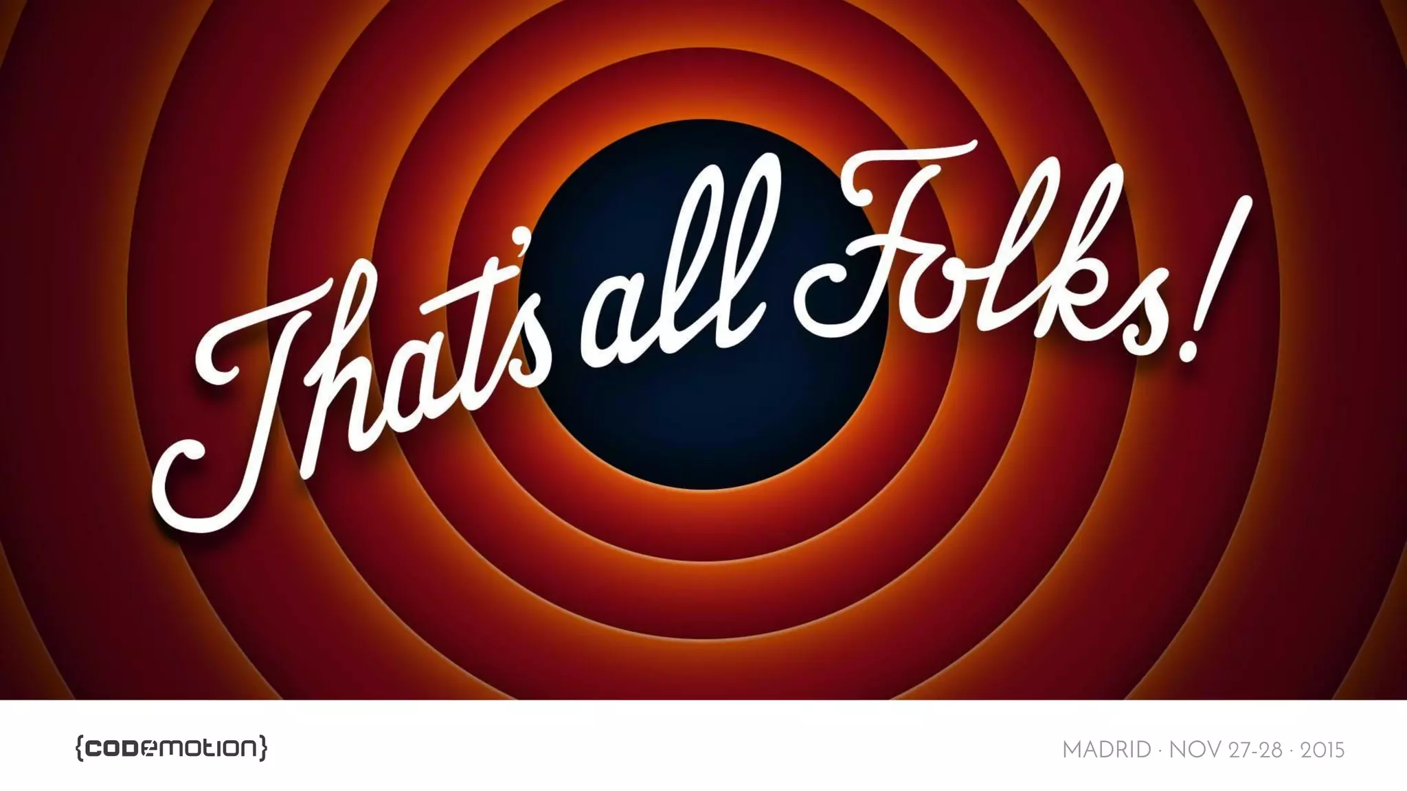 MADRID · NOV 27-28 · 2015
 