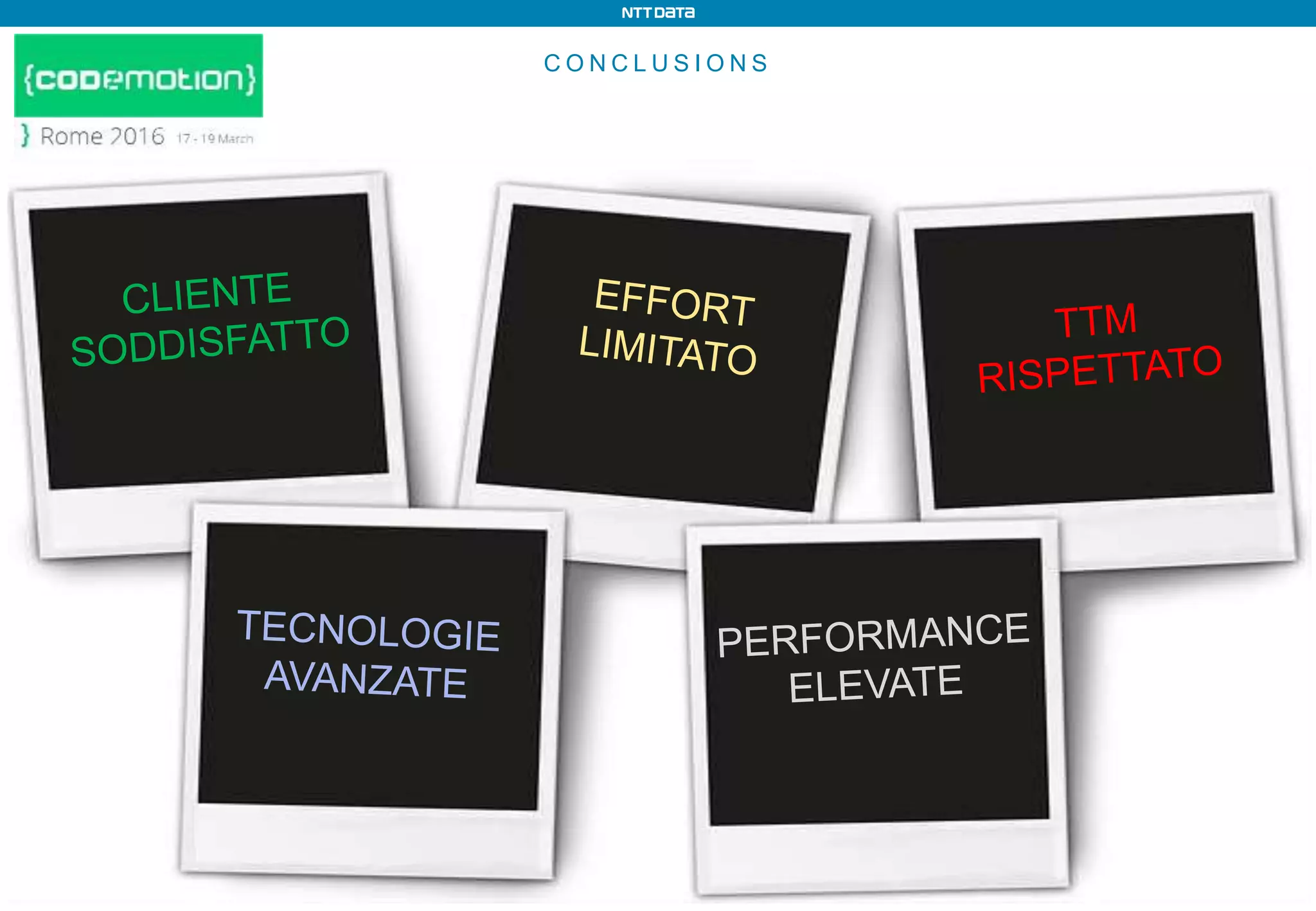 C O N C L U S I O N S
 