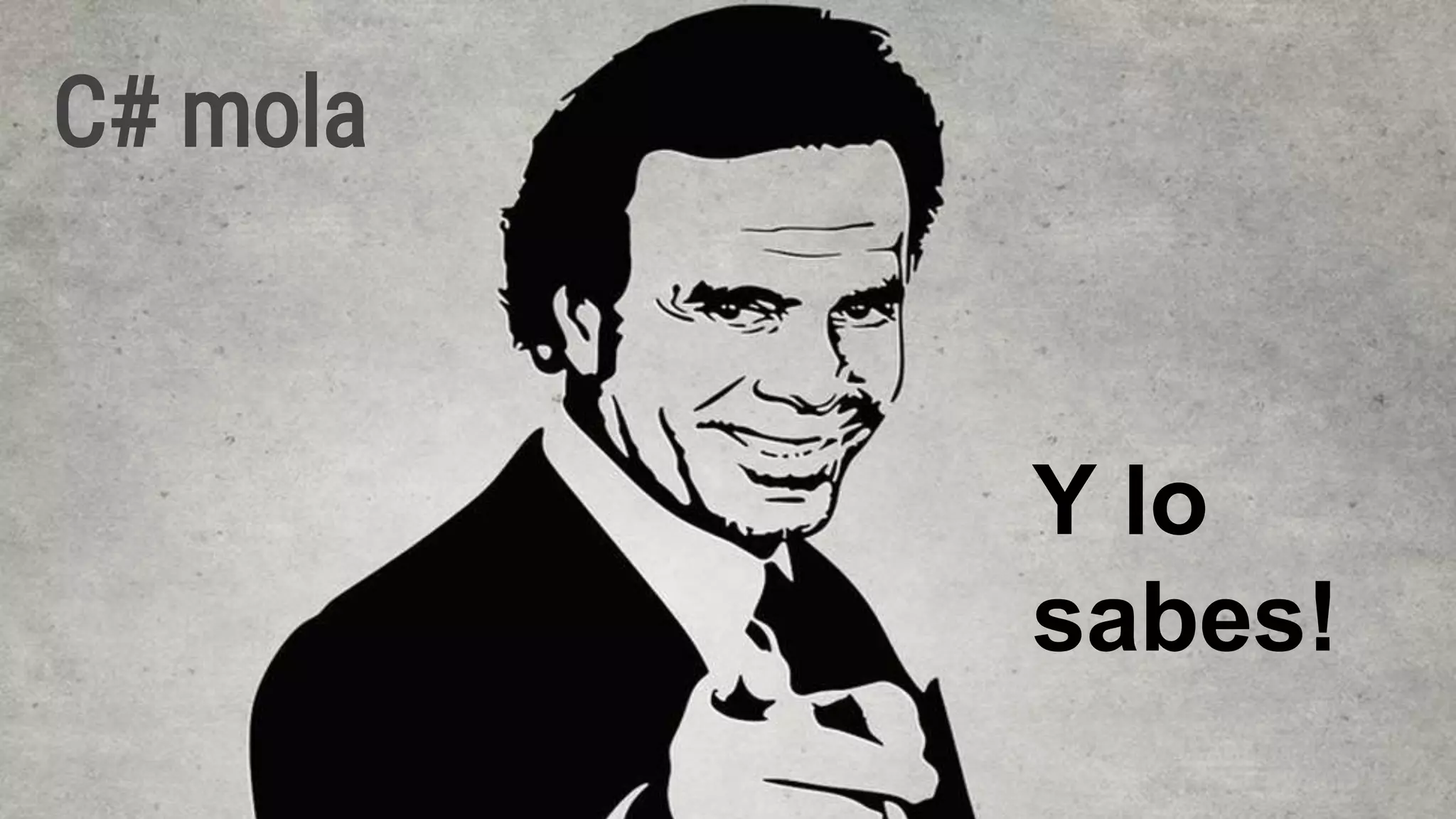 Javier Suárez · Taller Xamarin · @jsuarezruiz
C# mola
Y lo
sabes!
 