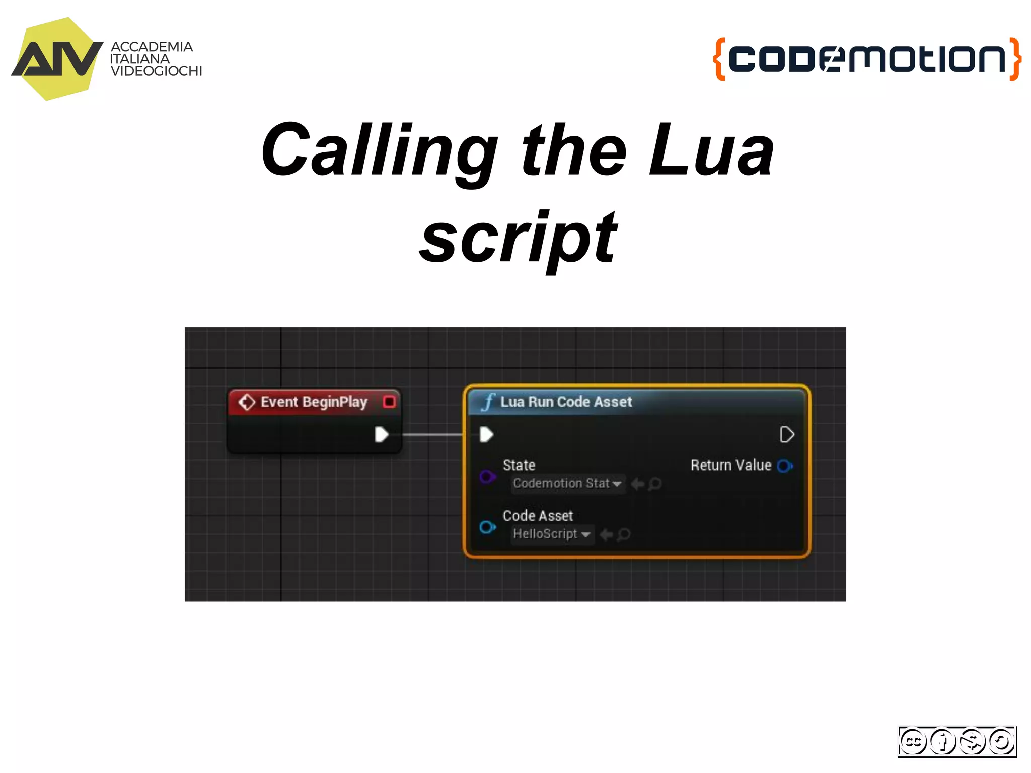 Calling the Lua
script
 
