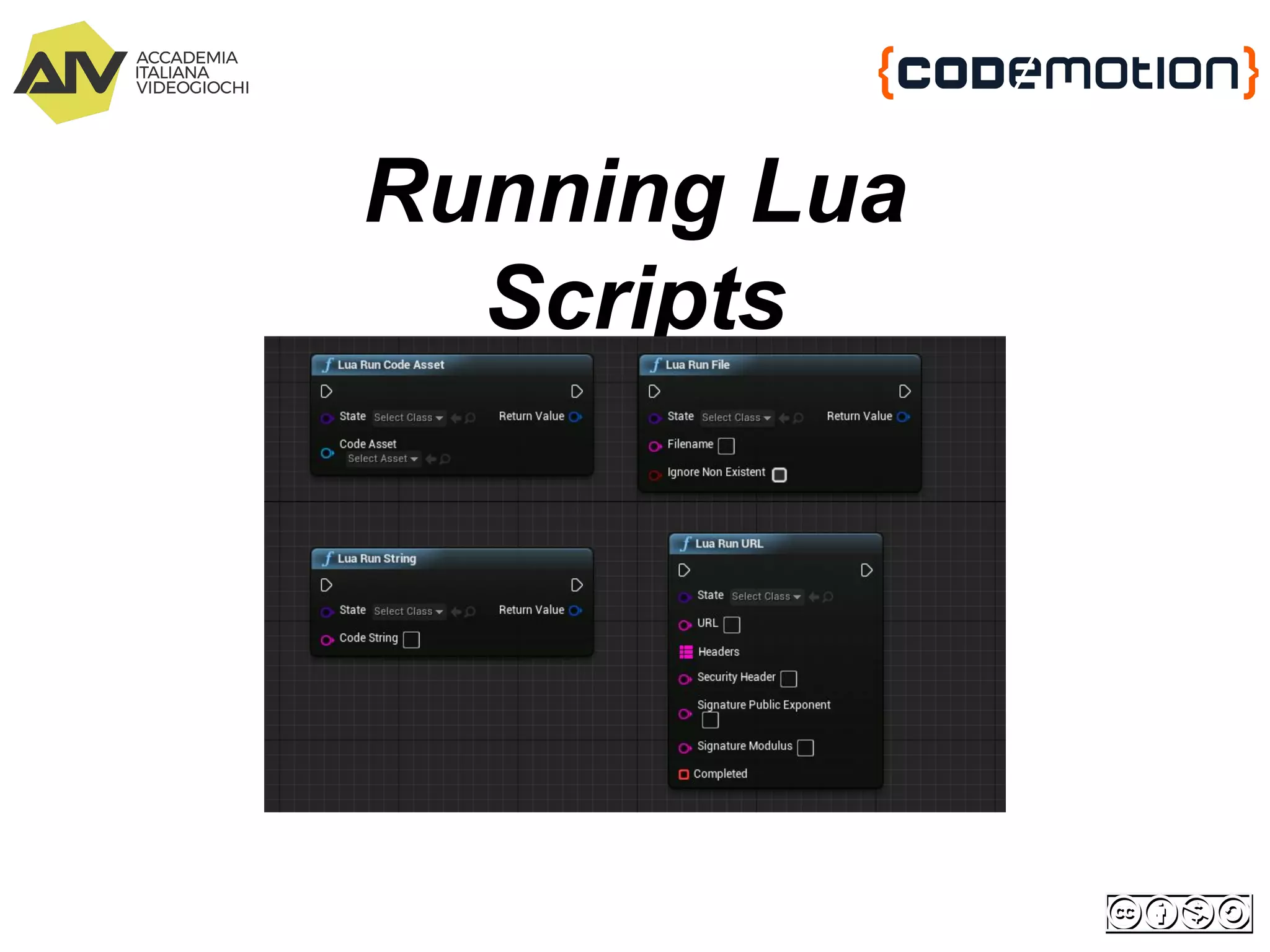 Running Lua
Scripts
 