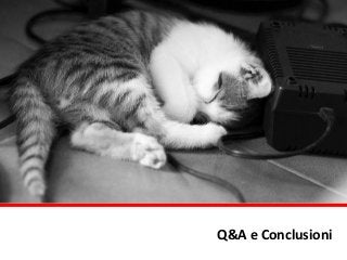 Q&A	
  e	
  Conclusioni
 