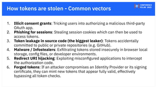 Common Indentity Repository The invisible key: Securing the new attack vector of OAuth tokens | PDF
