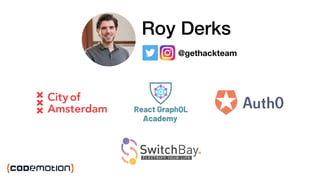 Roy Derks
@gethackteam
 