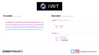 But comes with
two challenges…
@gethackteam
 