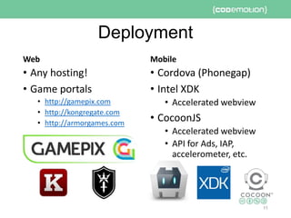 Introduction to HTML5 game development (with Phaser) - Riva | PPTX