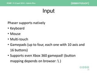 Introduction to HTML5 game development (with Phaser) - Riva | PPTX