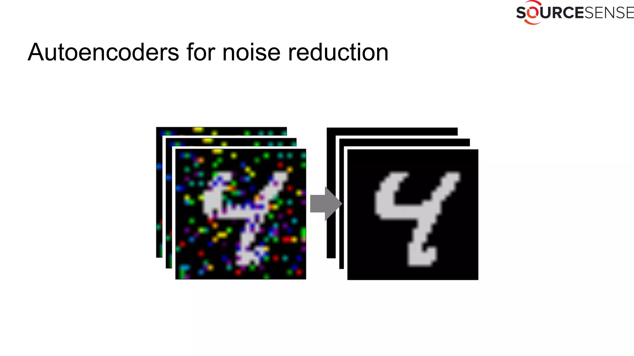 Autoencoders for noise reduction
 