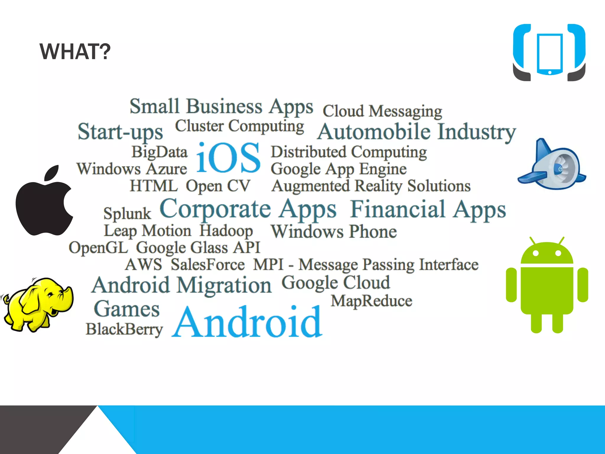 Analysis

Planning

Design

Development

Design
Maybe you want your app to match your company’s
existing personality. Maybe you want your app to have
its own unique brand identify. Maybe all you have in
mind is a specific color pattern. Whatever the case may
be, our team of world class UI experts will design your
app’s visual style. We will design the most intuitive callsto-action and create an engaging user experience. Easeof-use will be at the crux of every design decision.

Call us directly at +1-917-538-9538, +91-120-4164003,
write to us at info@codemymobile.com

Quality
Assurance

Delivery

Marketing

 