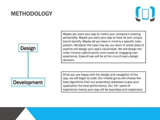 Our Clients
We have excellent client references because we
have a proven track record of converting awesome
ideas into entertainment or productivity apps that
users love. We provide comprehensive business
solutions to address mobility needs. Our clients
include start-ups, small businesses, and global
brands of all sizes.

Call us directly at +1-917-538-9538, +91-120-4164003,
write to us at info@codemymobile.com

 