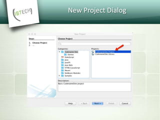 New Project Dialog
 