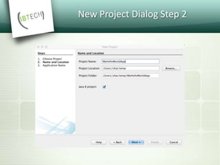 New Project Dialog Step 2
 