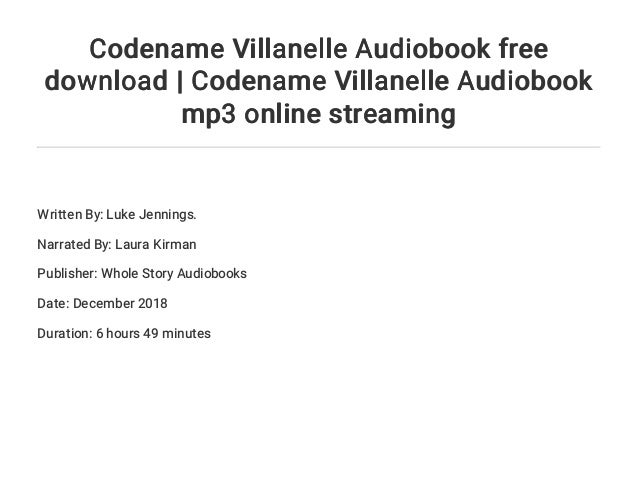 codename villanelle series codename villanelle series