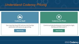 Understand Codenvy Pricing
 