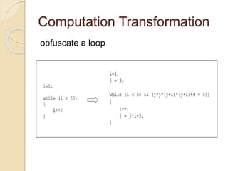 Code obfuscation | PPTX