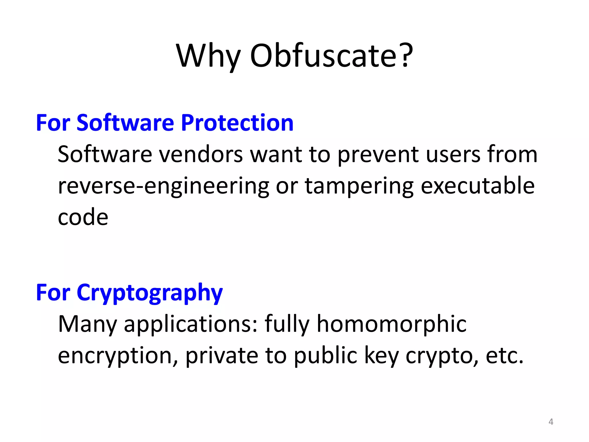 Code obfuscation theory and practices | PDF