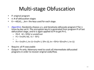 Code obfuscation theory and practices | PDF