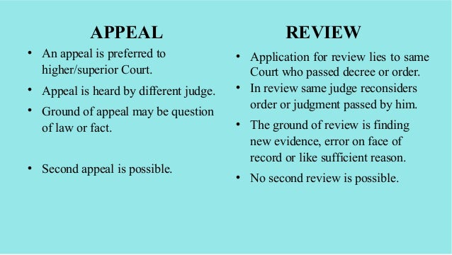 Code of civil procedure 1908 reference, review, revision