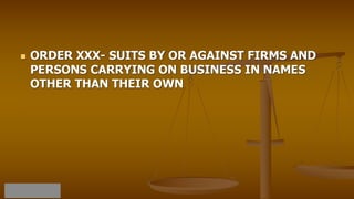 Code of civil procedure 1908 suits in particular cases pptx