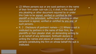 Code of civil procedure 1908 suits in particular cases pptx
