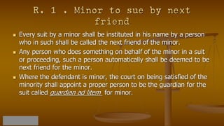Code of civil procedure 1908 suits in particular cases pptx
