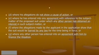 Code of civil procedure 1908 suits in particular cases pptx