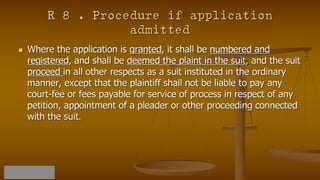 Code of civil procedure 1908 suits in particular cases pptx