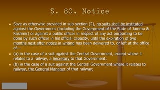 Code of civil procedure 1908 suits in particular cases pptx