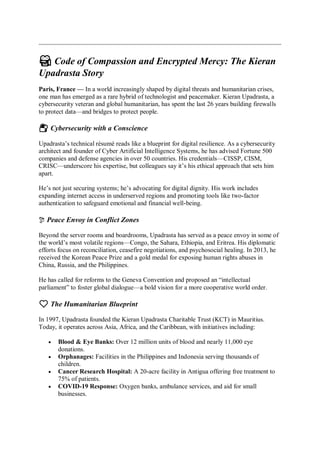 Compassionate Code Code of Compassion and Encrypted Mercy The Kieran Upadrasta Story.pdf