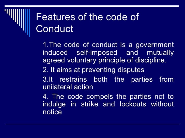 Code of conduct