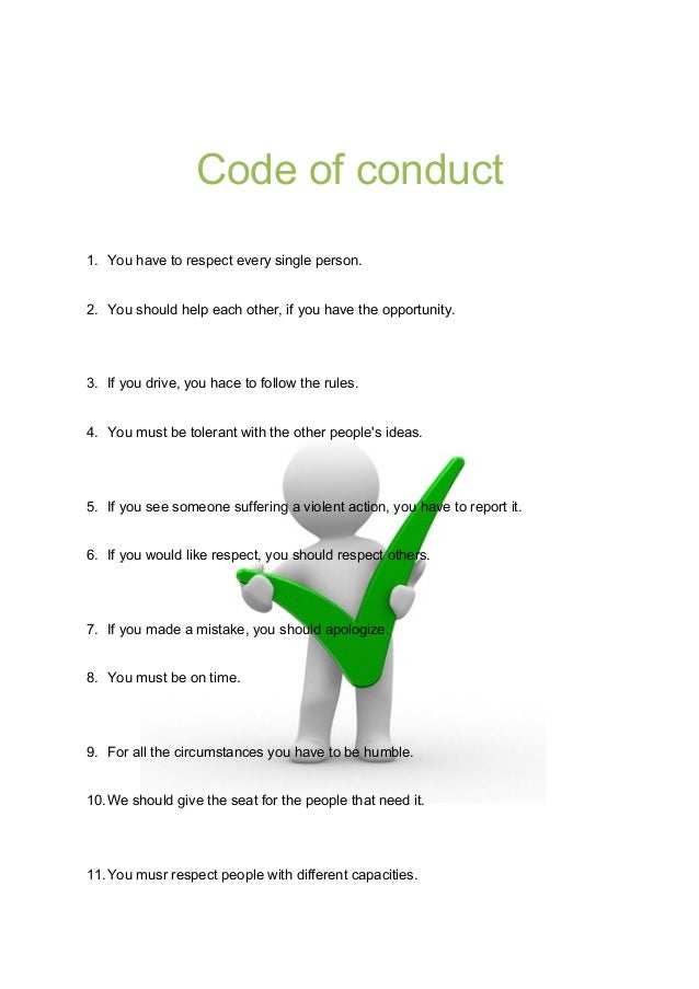 Code of conduct
