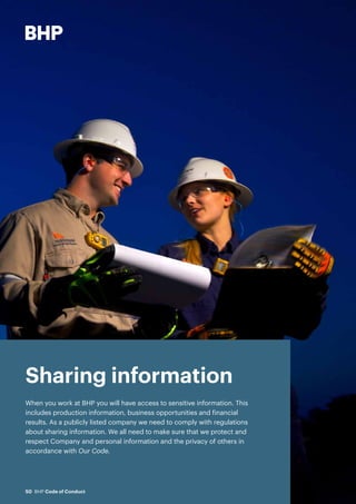 Code of Conduct BHP | PDF