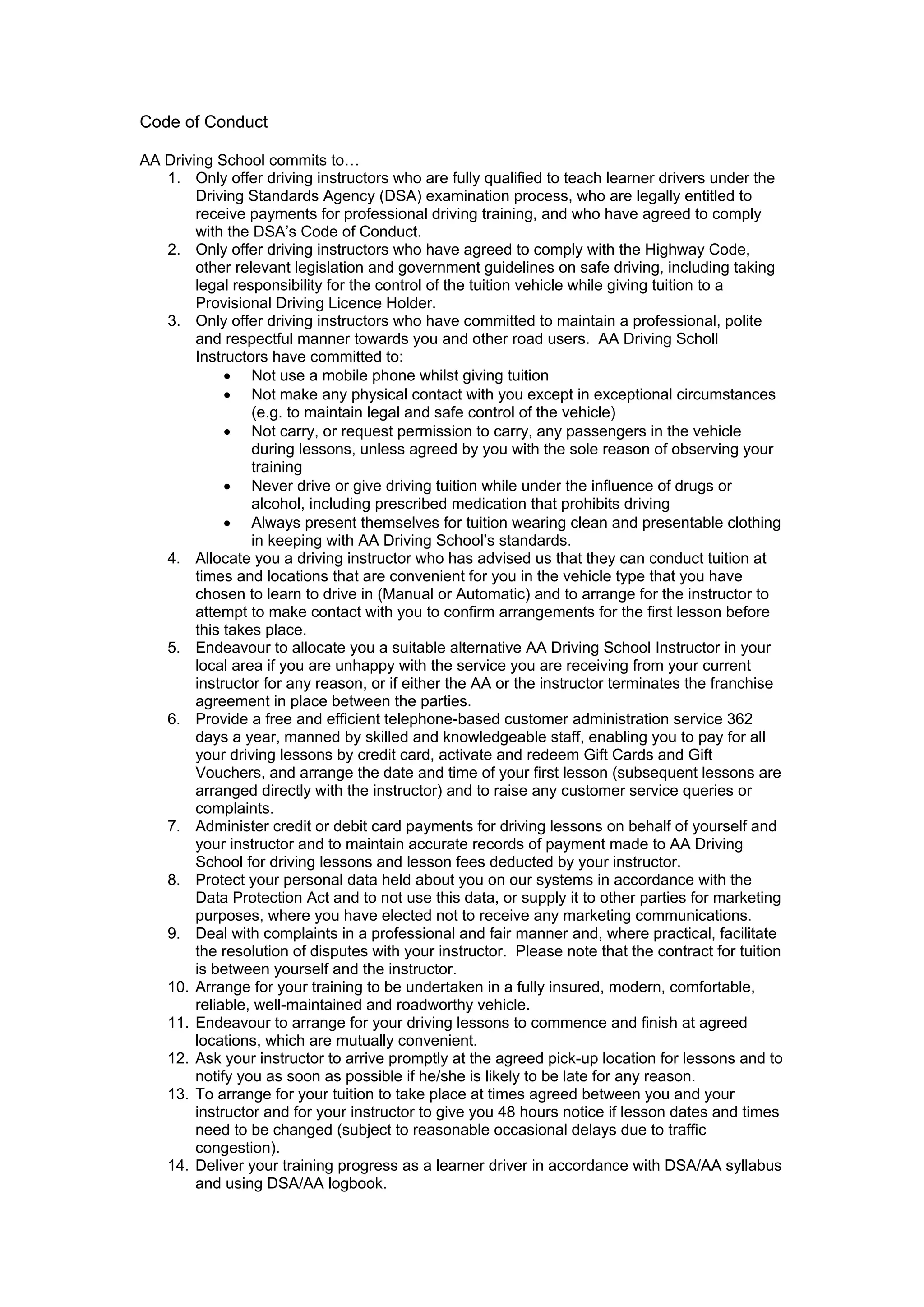 Code of conduct[1] | PDF