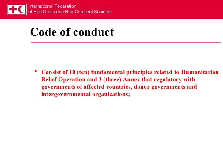 Code Of Conduct english 