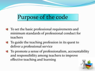Code Of Conduct For Teachers Pptx1