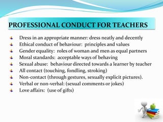 Code Of Conduct For Teachers Pptx1