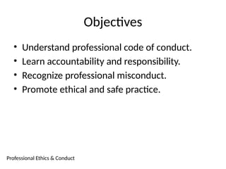 Comprehensive Guide to Professional Ethics and Code of Conduct in ...