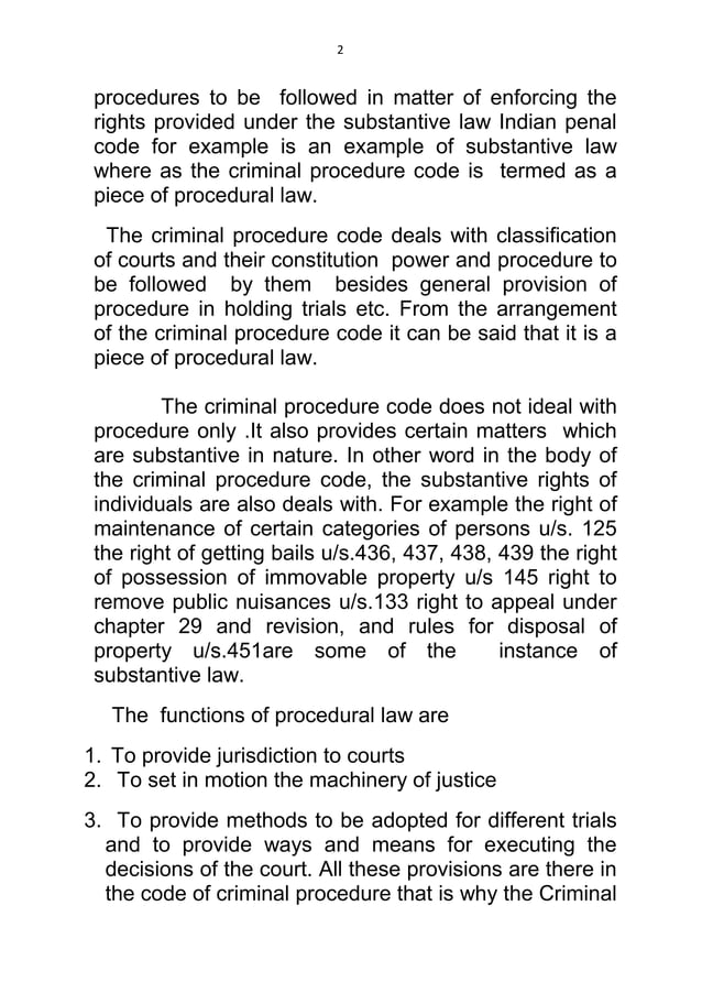 Code of Criminal Procedure .pdf notes .. | PDF | Law
