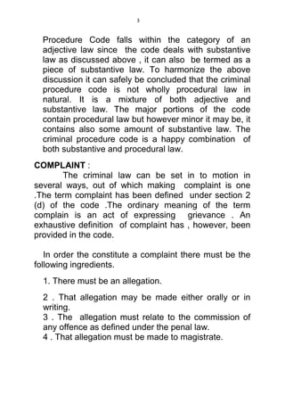 Code of Criminal Procedure .pdf notes .. | PDF