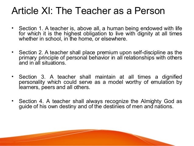Code Of Ethics