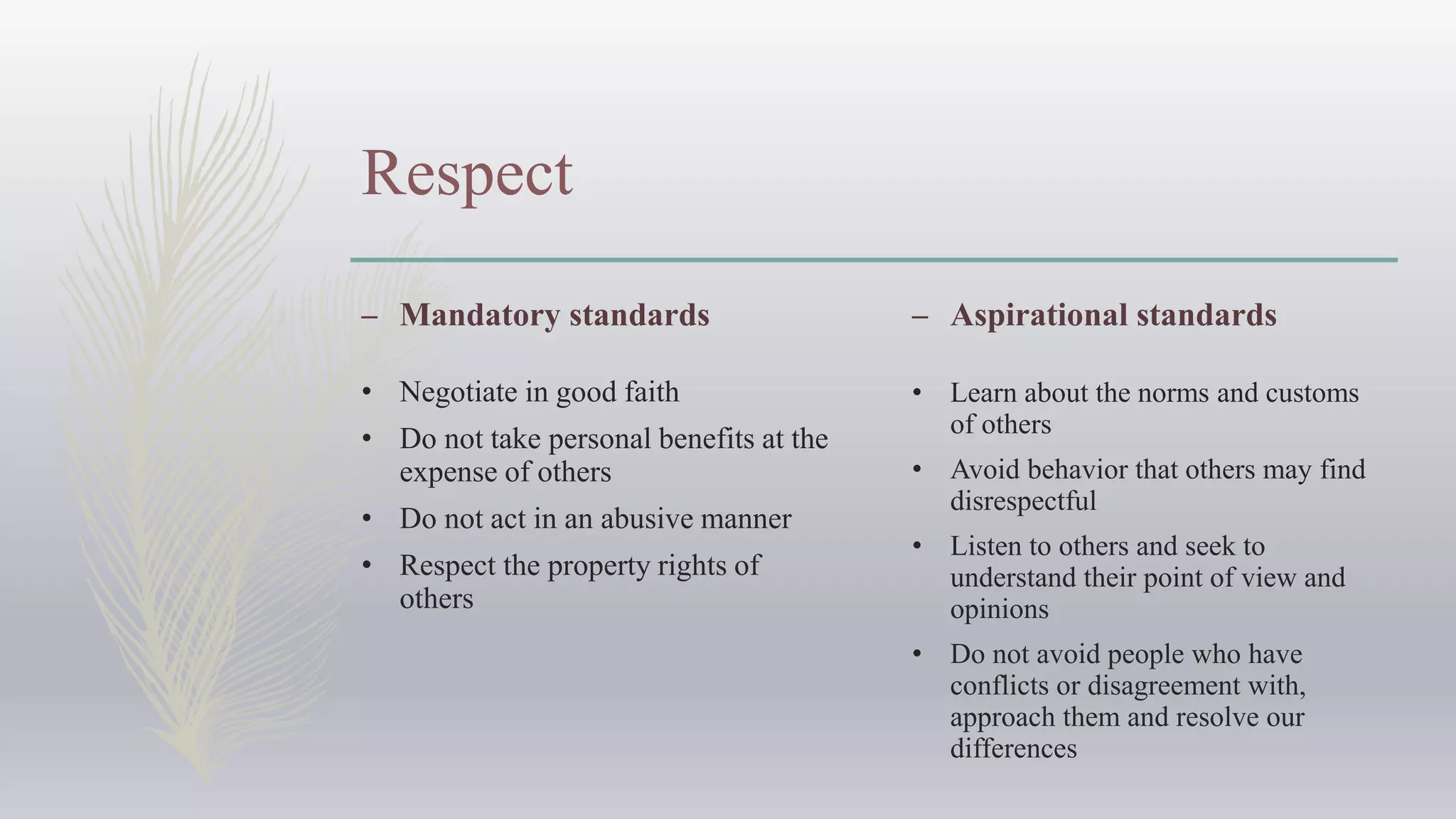 Code of ethics and professional conduct (1) | PPT